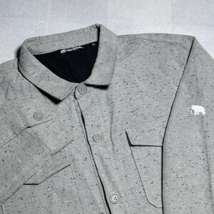 Travis Mathew Hudson 2.0 Golf Shirt Jacket Mens XL Midweight Mammoth Dunes